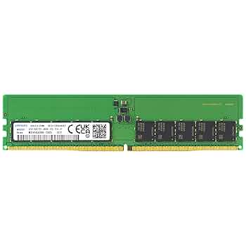 SAMSUNG DDR5 ECC Unbuffered 16GBx2枚(32GB Samsung 16GB DDR5 4800MHz PC5-38400 ECC RDIMM 1Rx8 Single